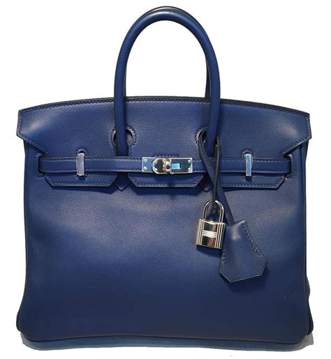 hermes big blue bag|hermes bag navy blue.